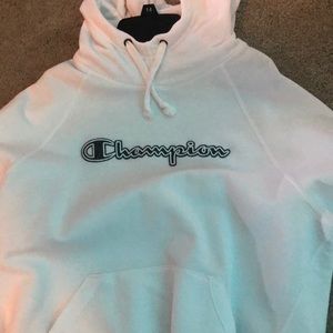 white champion sweatshirt